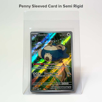 Geek Culture Semi-Rigid Sleeves (25 Pack, Clear)