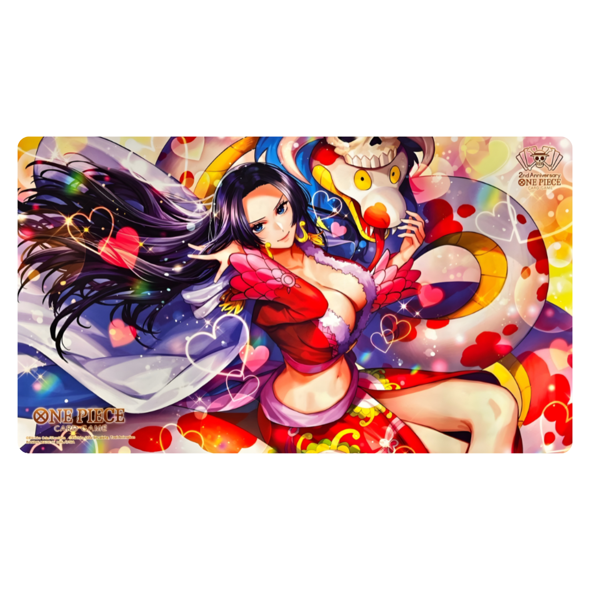 One Piece TCG Official Playmat - Chinese 2nd Anniversary Set Card Piece One Piece TCG Official Playmat - Chinese 2nd Anniversary Set Card Piece