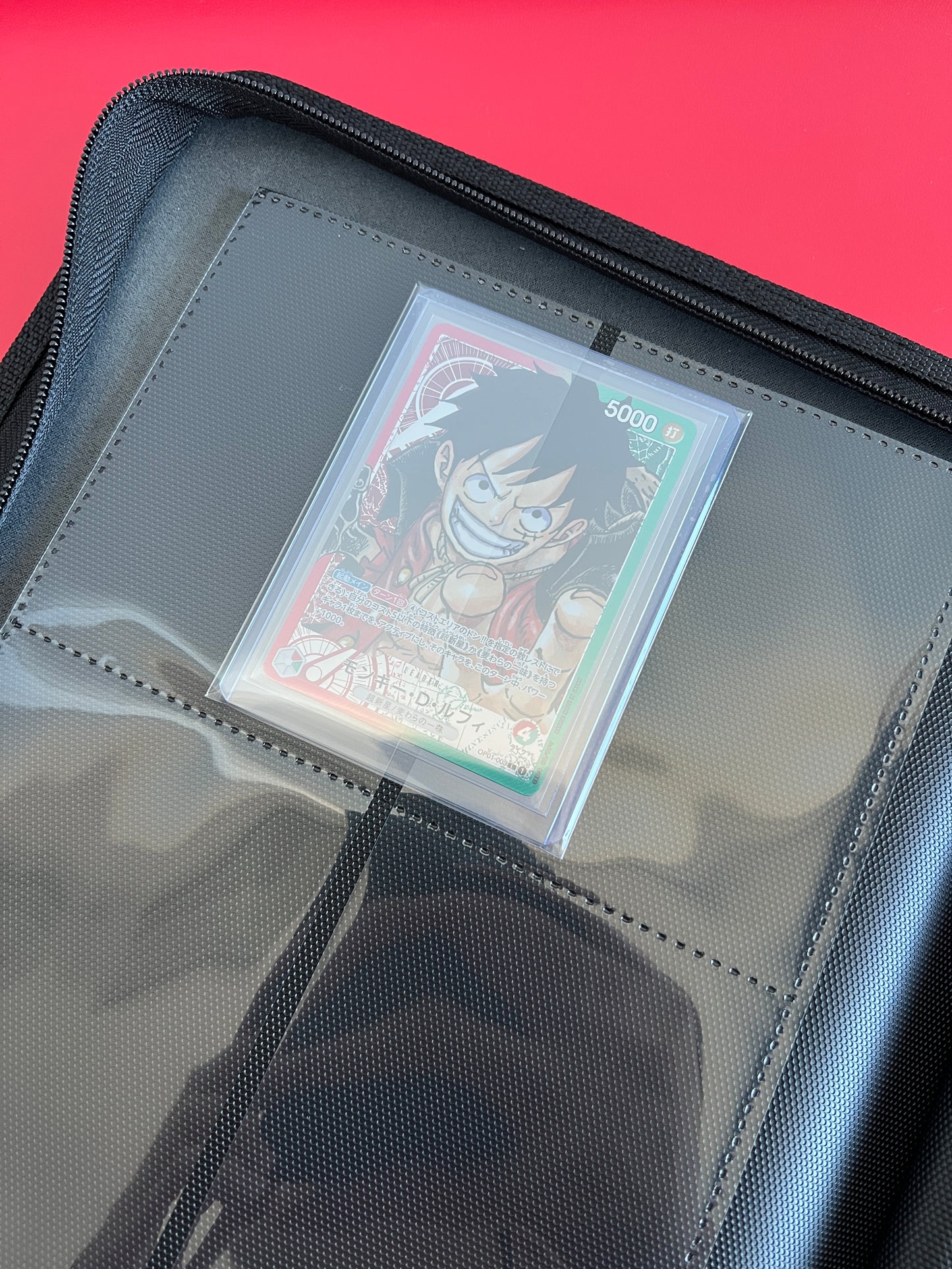 Top Loader Zip Binder 4 Pocket - LEATHER (3 Colors)