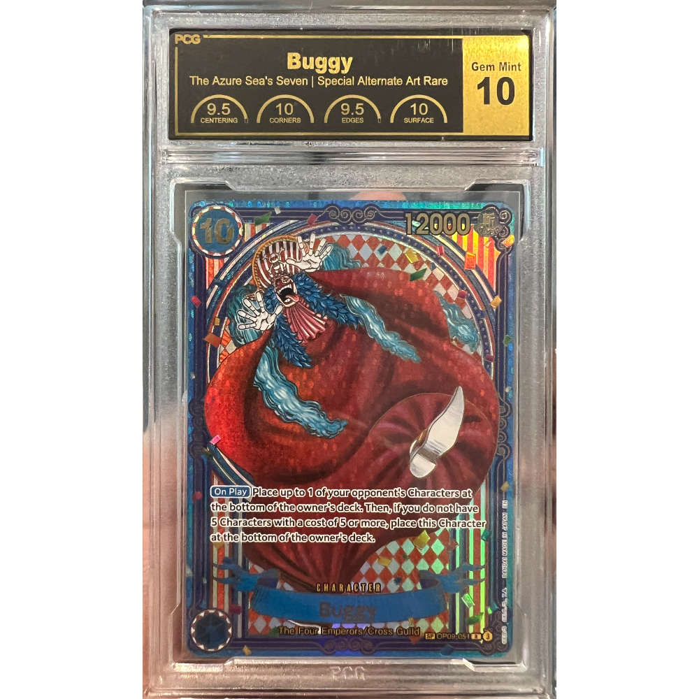 [PCG 10] GOLD Buggy | SP Rare Alt Art (OP09-051) [English]