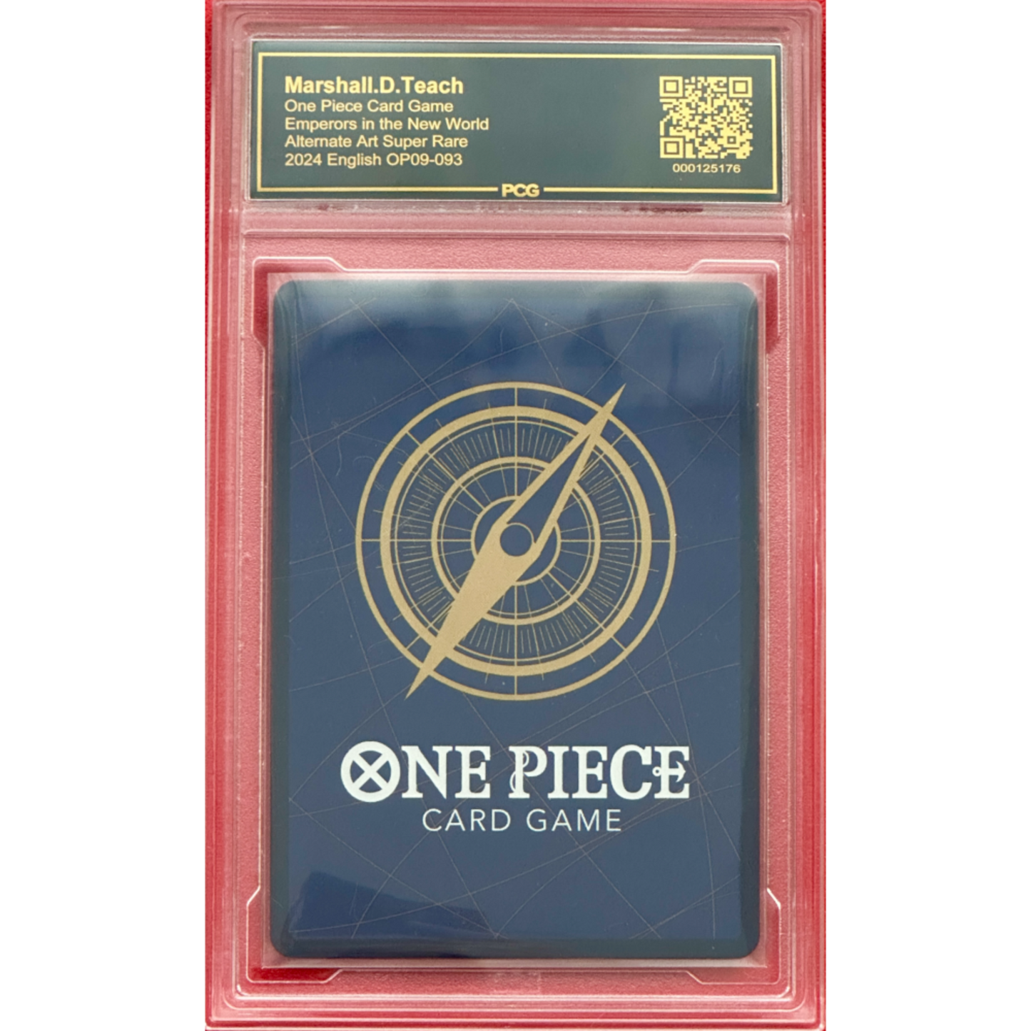 [Set of 3x PCG 10 Slabs] Marshall D. Teach / Blackbeard | MANGA Super Rare Alt Art (OP09-093) [English]