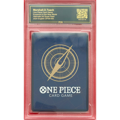 [Set of 3x PCG 10 Slabs] Marshall D. Teach / Blackbeard | MANGA Super Rare Alt Art (OP09-093) [English]