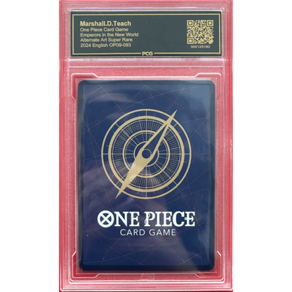 [Set of 3x PCG 10 Slabs] Marshall D. Teach / Blackbeard | MANGA Super Rare Alt Art (OP09-093) [English]