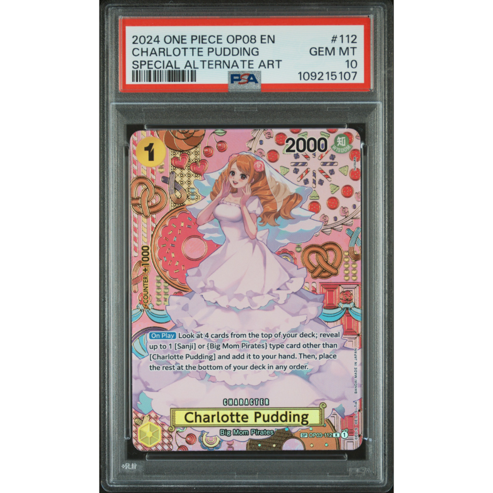 [PSA 10] Charlotte Pudding | SP Rare Alt Art (OP03-112) [English]