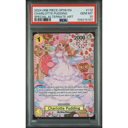 [PSA 10] Charlotte Pudding | SP Rare Alt Art (OP03-112) [English]