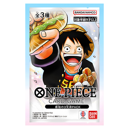 One Piece TCG Strongest 3 Brothers Promo Pack (Japanese Exclusive One Piece TCG Strongest 3 Brothers Promo Pack (Japanese Exclusive