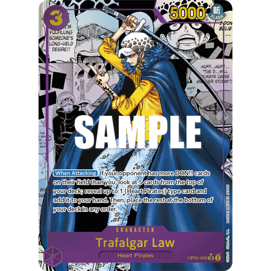 Trafalgar Law (OP05-069) | MANGA Super Rare Alt Art [ENG]