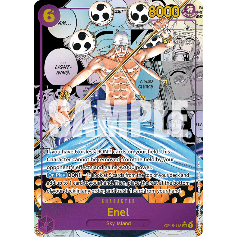 Enel (OP15-118) | MANGA Secret Alt Art [ENG]