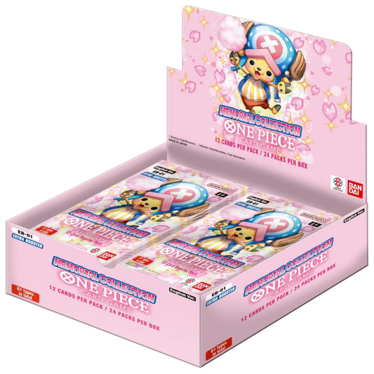 One Piece Card Game EB-01 Memorial Collection Extra Booster Box English