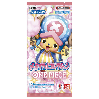 One Piece Card Game EB-01 Memorial Collection Extra Booster Pack Japanese