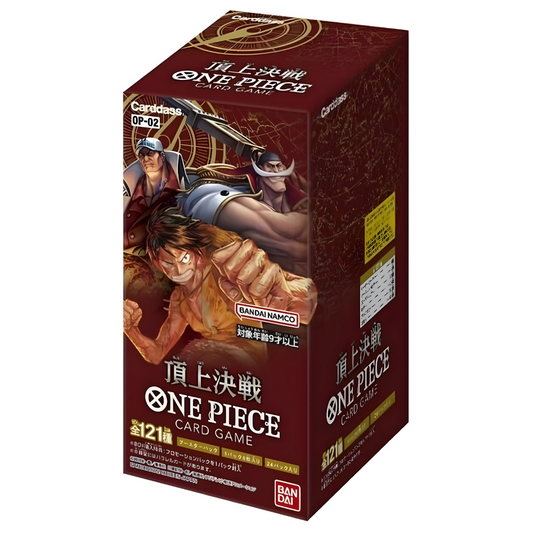 One Piece Card Game OP-02 Paramount War Booster Box Japanese