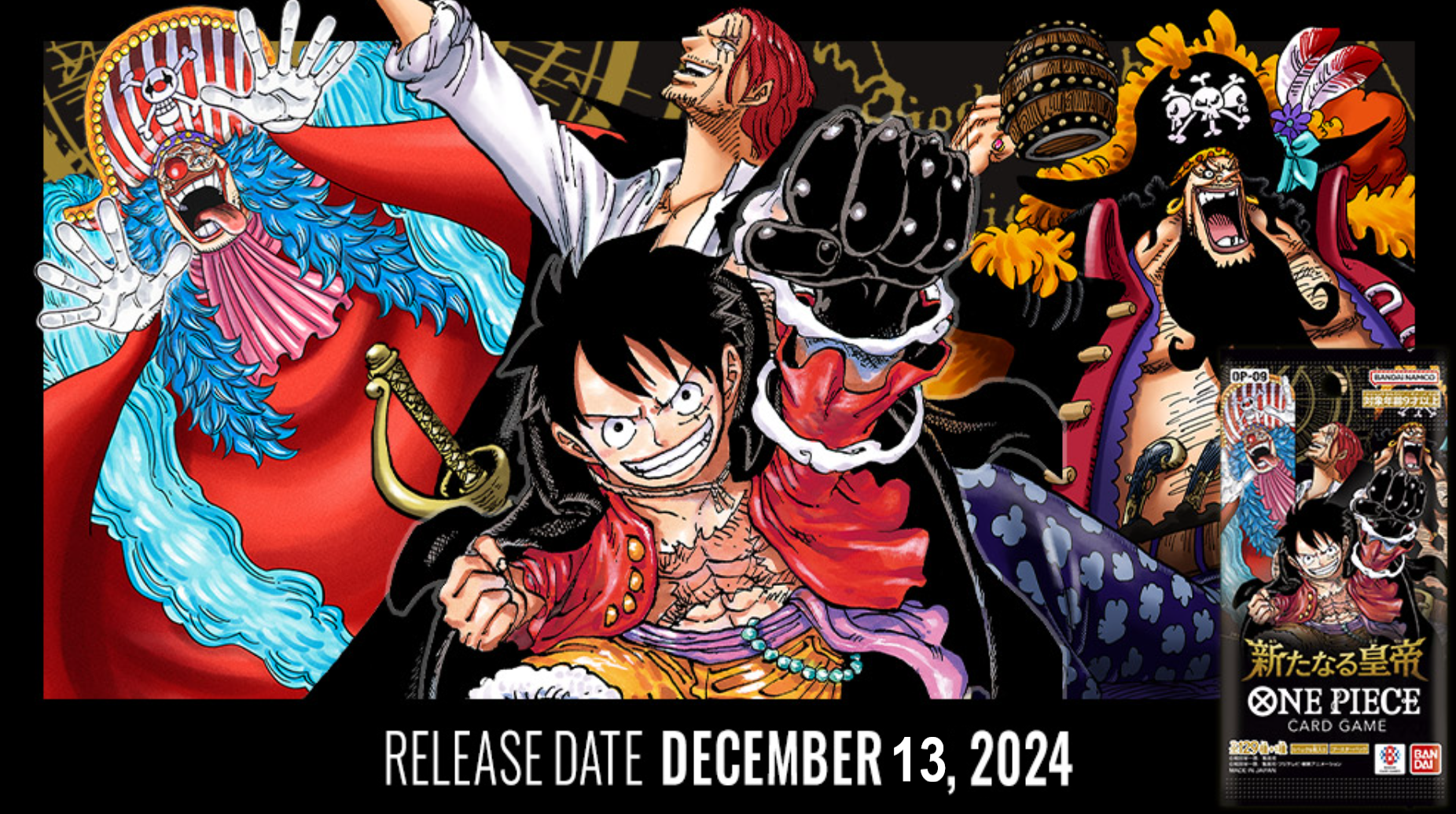 One Piece Card Game OP-09 The New Emperor English Banner