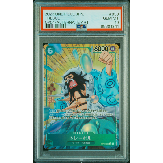 [PSA 10] Trebol | Rare Alt Art (OP04-030)