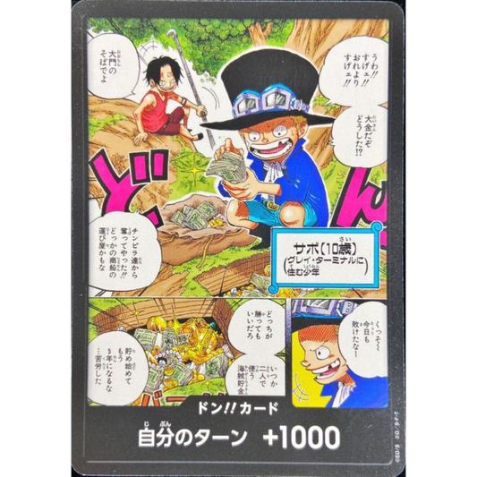 Sabo & Ace DON!! Card