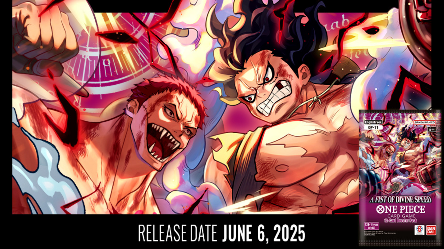 ONE PIECE CARD GAME [OP-11] A Fist of Divine Speed Booster Box (English)