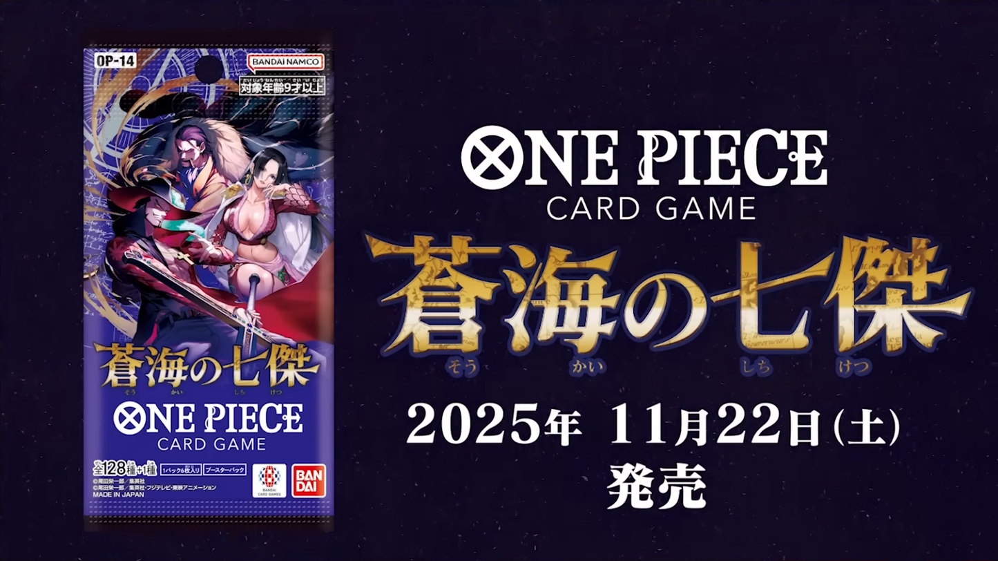 ONE PIECE CARD GAME [OP-14] The Azure Sea's Seven (Japanese)