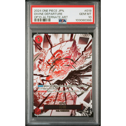 [PSA 10] Divine Departure | Event Rare Alt Art (OP10-019)