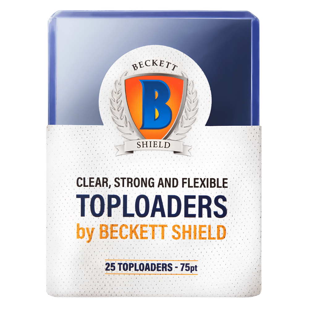 Beckett Shield Toploaders 75pt (25 Pack, Clear) - Card Piece