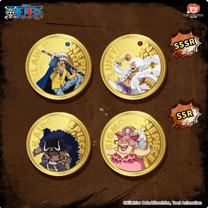 [Blind Box] ONE PIECE - 25th Anniversary Commemorative Gold Coin - Card Piece