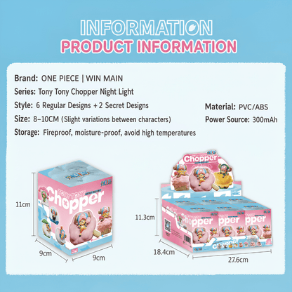 [Blind Box] ONE PIECE - Tony Tony Chopper - Night Light Figures - Card Piece