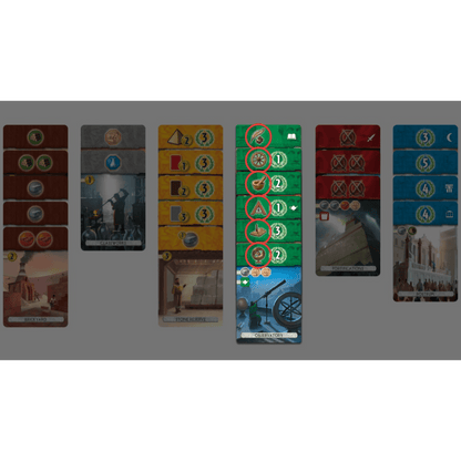 [Board Game] 7 Wonders Duel - Card Piece