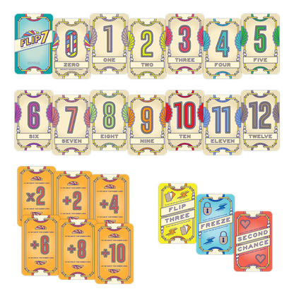 [Board Game] Flip 7 - Card Piece