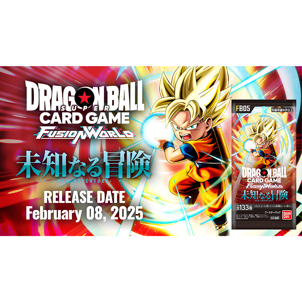 DRAGON BALL FUSION WORLD [FB-05] New Adventure Booster Box (Japanese) - Card Piece