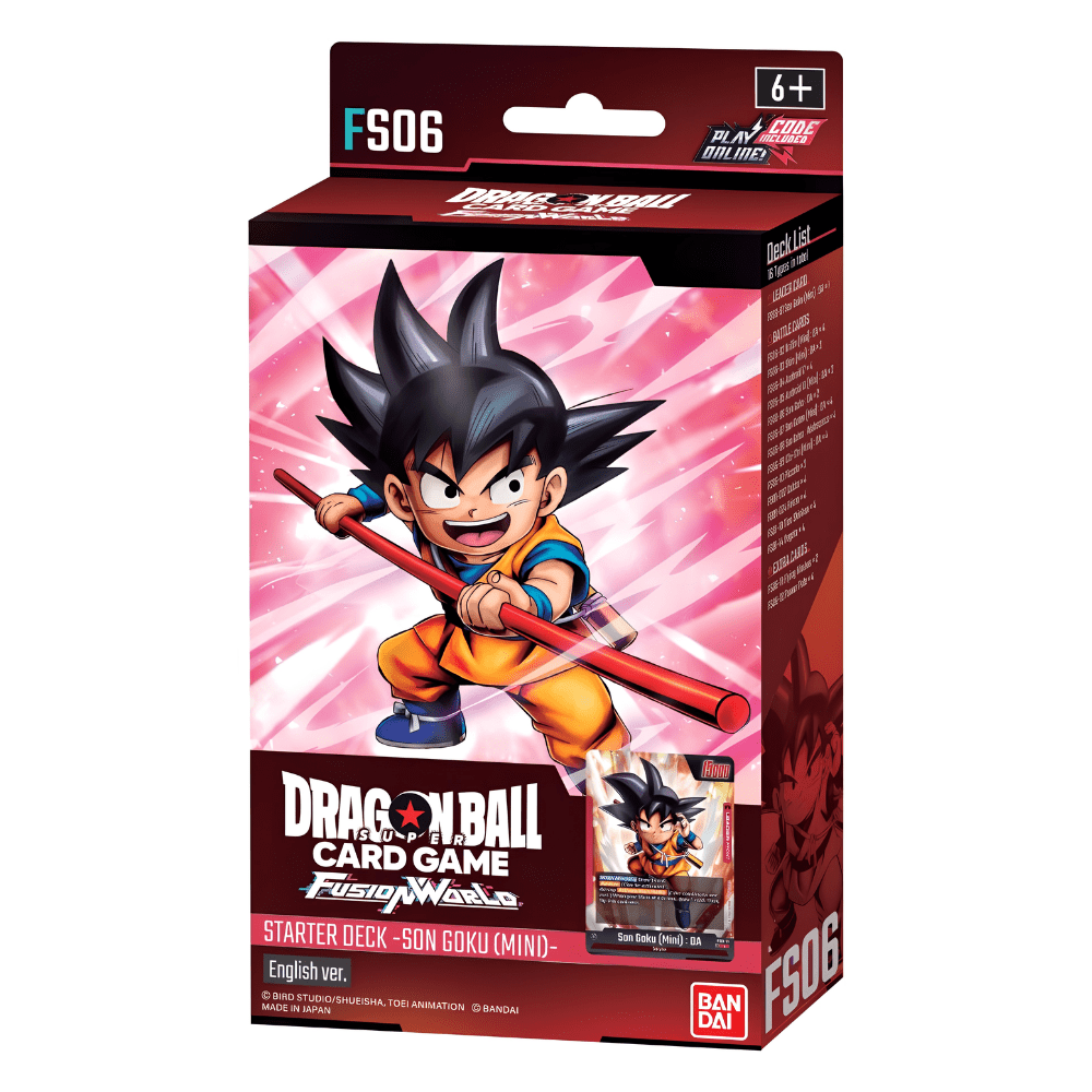 DRAGON BALL FUSION WORLD [FS-06] Son Goku (Mini) Starter Deck (English) - Card Piece