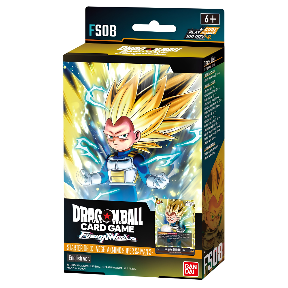 DRAGON BALL FUSION WORLD [FS-08] Vegeta (Mini) Super Saiyan Starter Deck - Card Piece