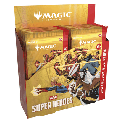 Magic: The Gathering - Super Heroes - Collector Booster Display - Card Piece