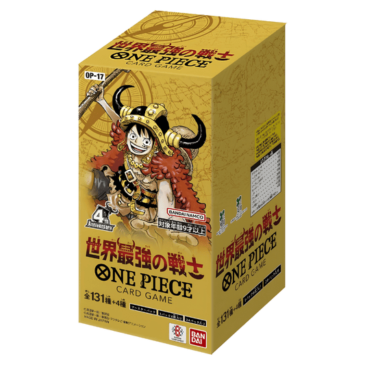 ONE PIECE CARD GAME [OP-17] The World's Strongest Warriors (Japanese) - Card Piece