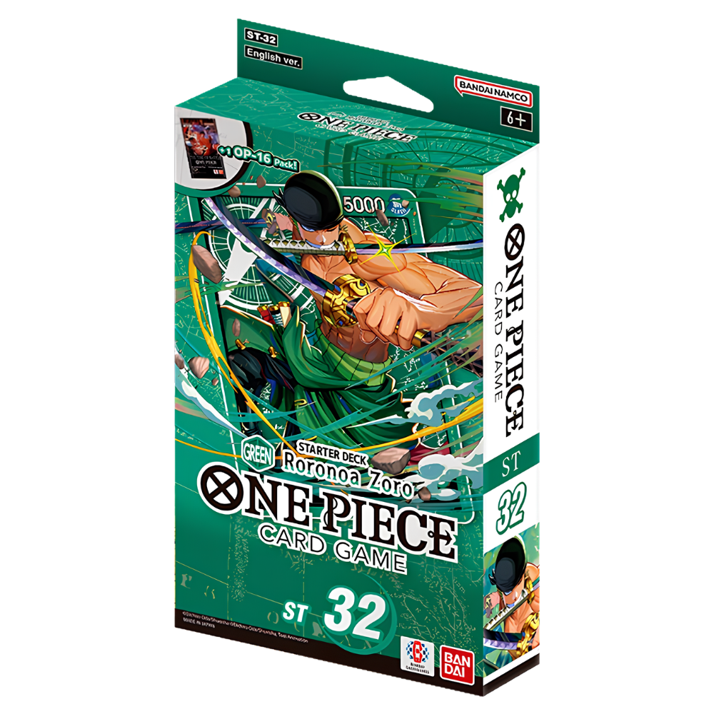 ONE PIECE CARD GAME [ST-32] Roronoa Zoro Starter Deck (English) - Card Piece
