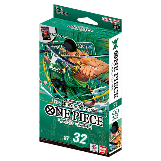 ONE PIECE CARD GAME [ST-32] Roronoa Zoro Starter Deck (English) - Card Piece