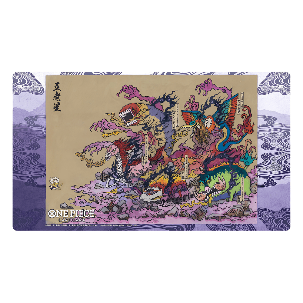 [Playmat] BASE SHOP Limited Playmat Vol.2 - Five Elders (Japanese Exclusive) - Card Piece