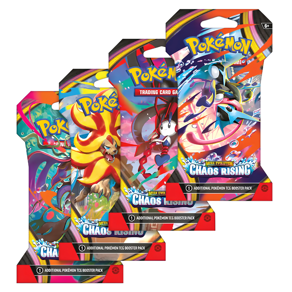 POKEMON [ME04] Chaos Rising Sleeved Blister Pack (Assorted) - Card Piece