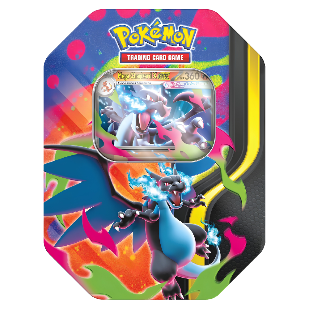 POKEMON Mega Charizard Tin - Mega Charizard X - Card Piece