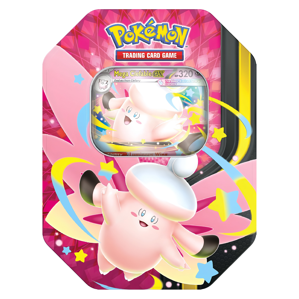 POKEMON Mega Moonlit Tin - Mega Clefable ex - Card Piece