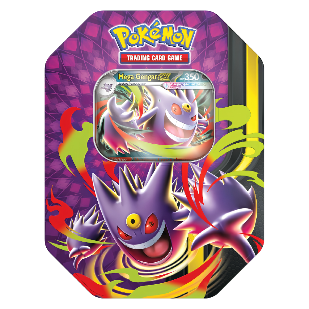 POKEMON Mega Moonlit Tin - Mega Gengar ex - Card Piece