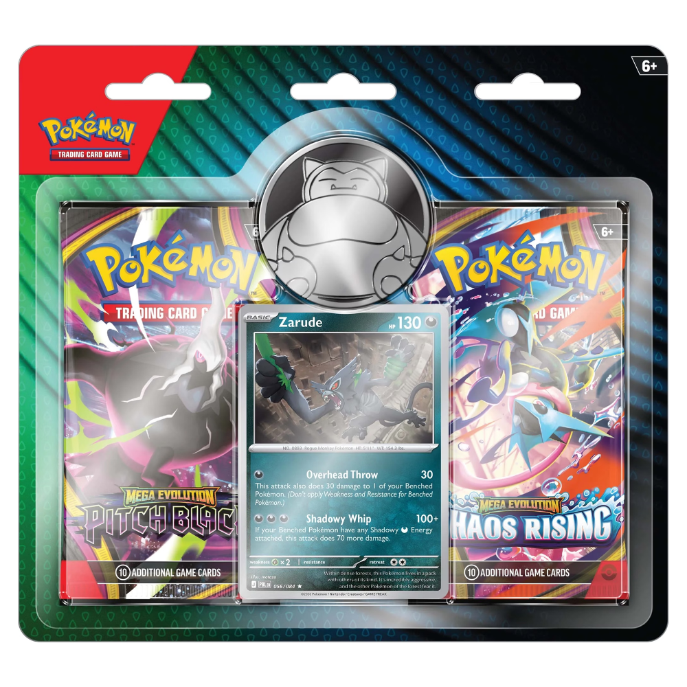 POKEMON Pitch Black/Chaos Rising 2-Pack Blister - Zarude - Card Piece