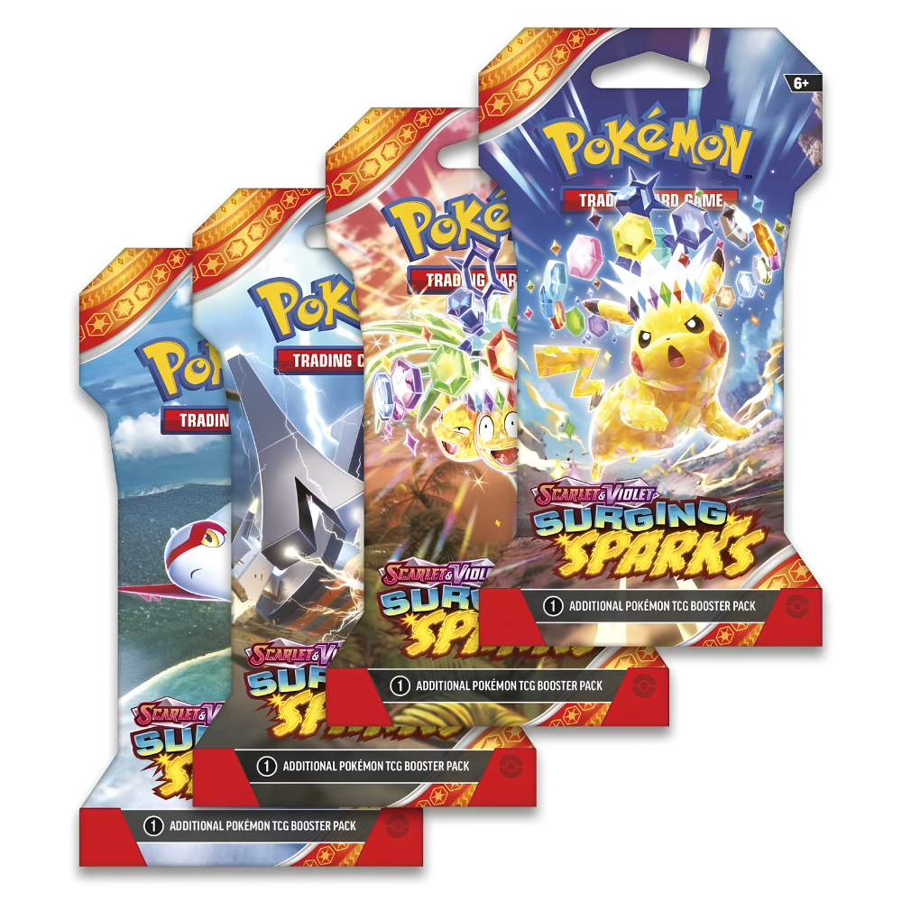 POKEMON [SV08] Surging Sparks Sleeved Blister Pack (Assorted) - Card Piece