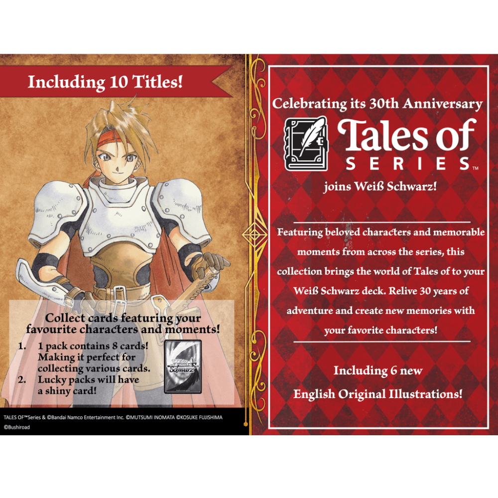 Weiss Schwarz - Tales of SERIES Booster Box (English) - Card Piece