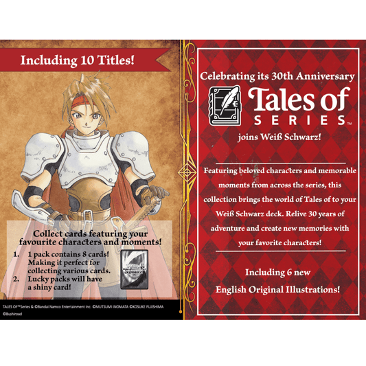 Weiss Schwarz - Tales of SERIES Booster Box (English) - Card Piece